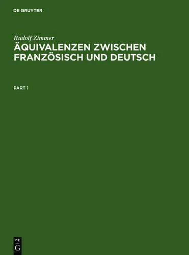 Äquivalenzen Zwischen Französisch Und Deutsch