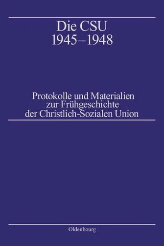 Die CSU 1945-1948