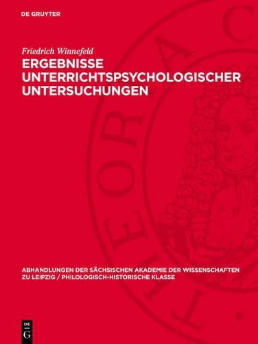 Ergebnisse Unterrichtspsychologischer Untersuchungen