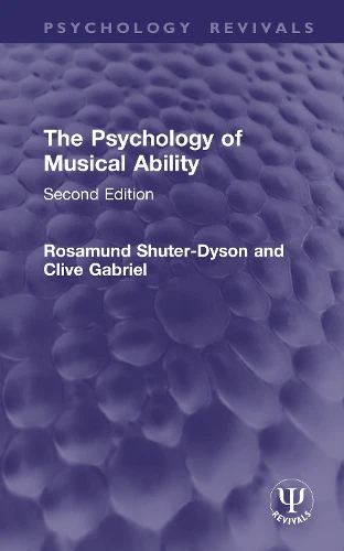 Psychology of Musical Ability