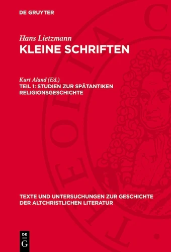 Studien Zur Spätantiken Religionsgeschichte