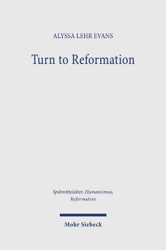Turn to Reformation