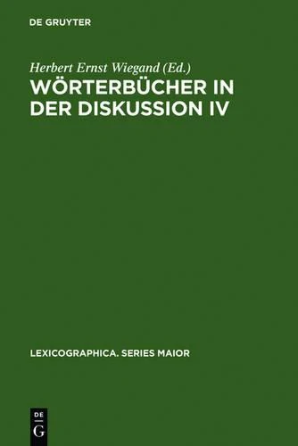 Wörterbücher in der Diskussion IV