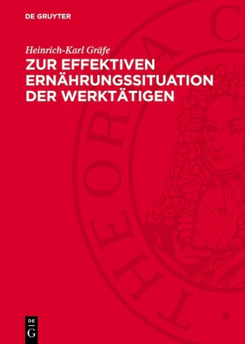 Zur Effektiven Ernährungssituation Der Werktätigen